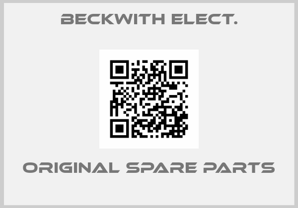 Beckwith Elect. online shop