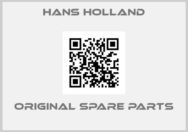HANS HOLLAND online shop