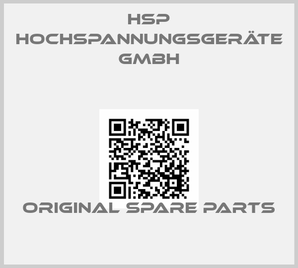 HSP Hochspannungsgeräte GmbH online shop