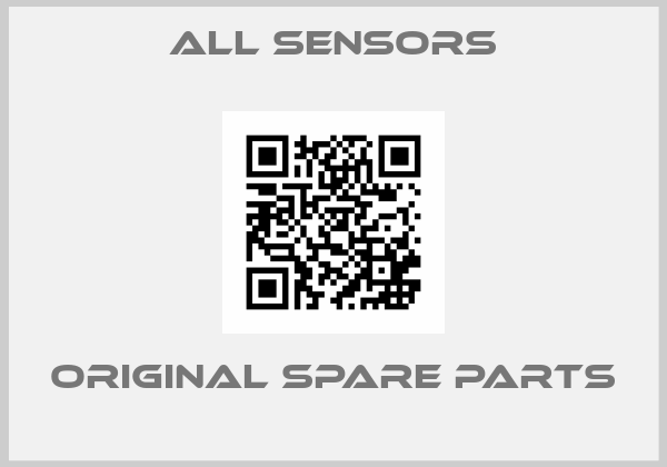 All Sensors online shop