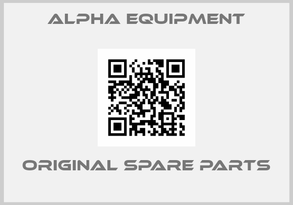 Alpha Equipment online shop