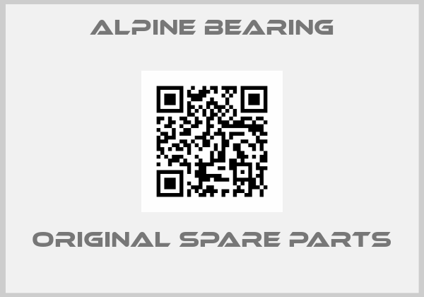 Alpine bearing