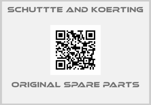 SCHUTTTE AND KOERTING online shop