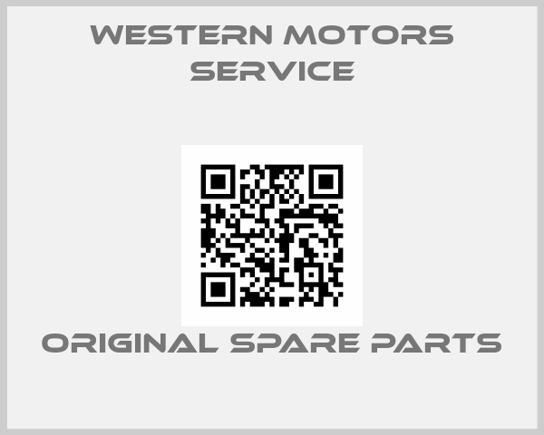 Western Motors Service online shop