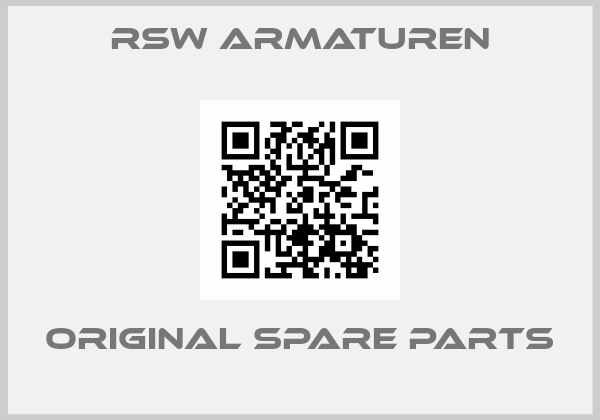 RSW Armaturen online shop