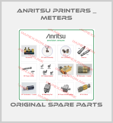 Anritsu Printers _ Meters