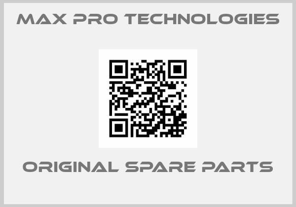 MAX PRO TECHNOLOGIES online shop