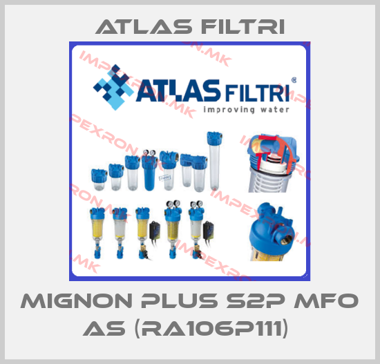 Atlas Filtri-MIGNON PLUS S2P MFO AS (RA106P111) price