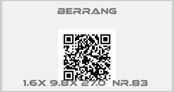 Berrang-1.6x 9.8x 27.0  Nr.83 price