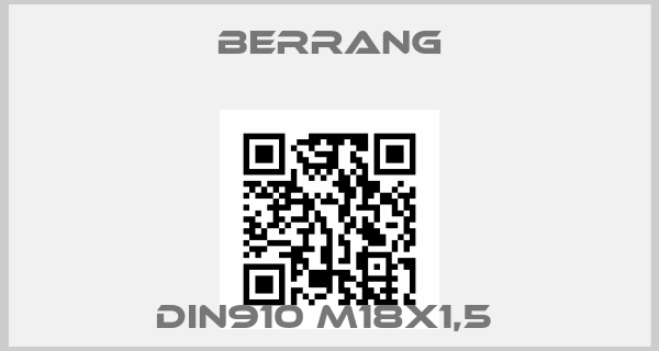 Berrang-DIN910 M18x1,5 price