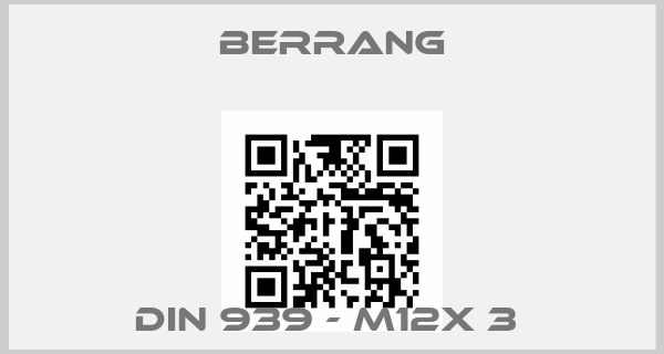 Berrang-DIN 939 - M12x 3 price
