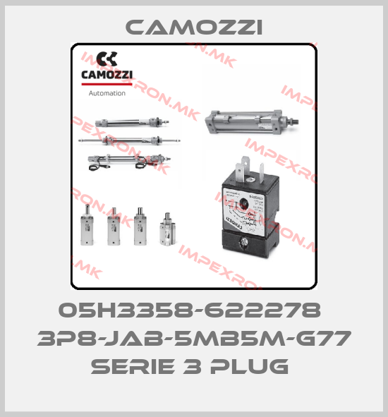 Camozzi-05H3358-622278  3P8-JAB-5MB5M-G77 SERIE 3 PLUG price