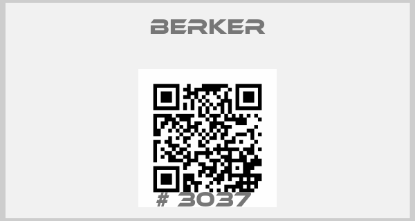 Berker-# 3037 price