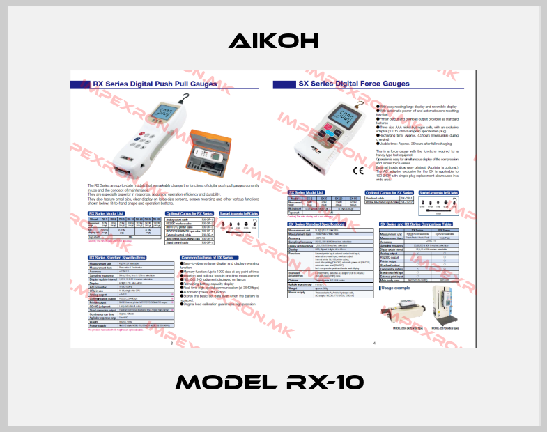 Aikoh-Model RX-10 price