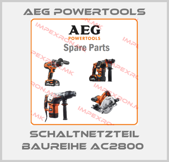 AEG Powertools-Schaltnetzteil Baureihe AC2800 price