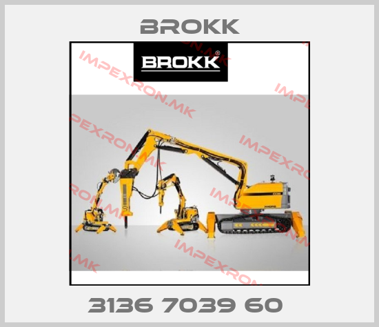 Brokk-3136 7039 60 price