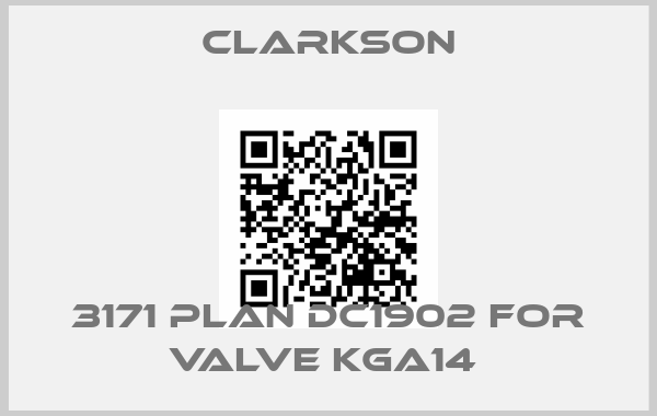 Clarkson-3171 PLAN DC1902 FOR VALVE KGA14 price