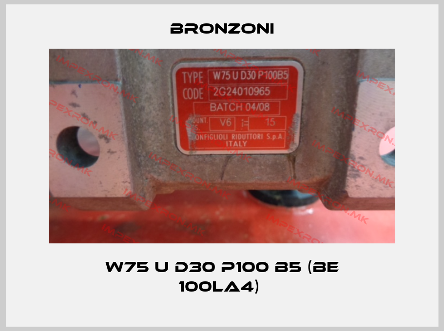 Bronzoni-W75 U D30 P100 B5 (BE 100LA4) price