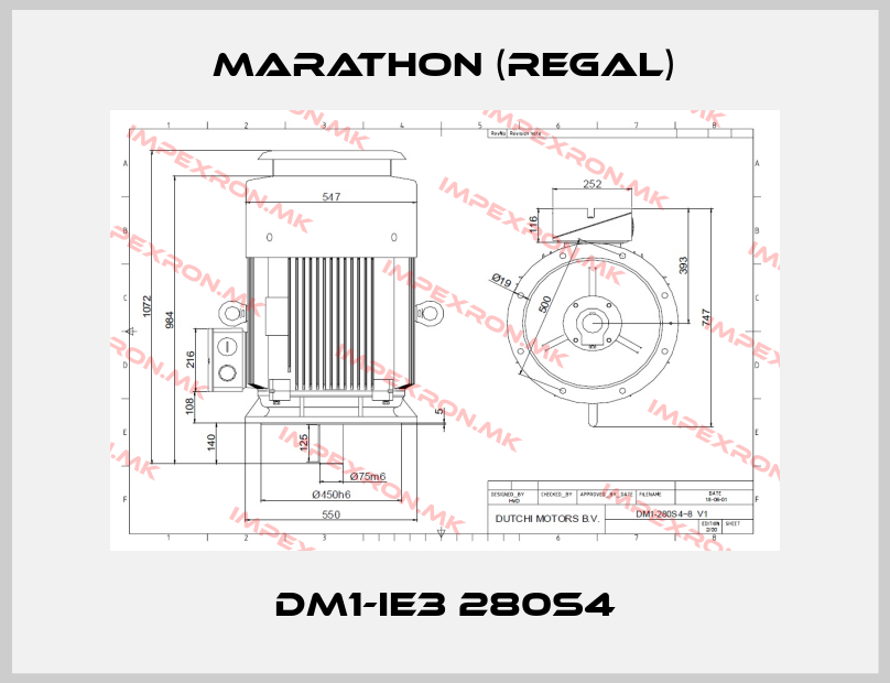 Marathon (Regal)-DM1-IE3 280S4price
