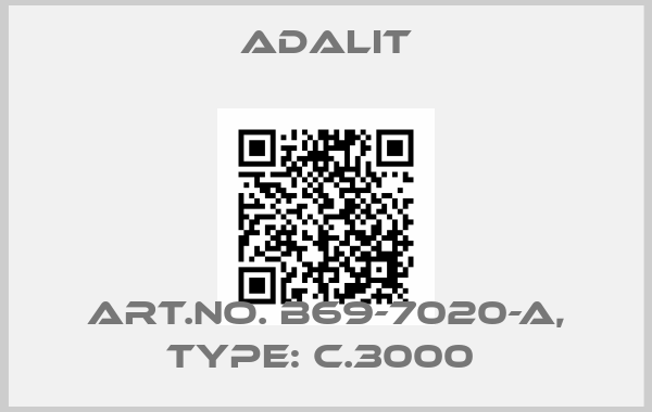 Adalit-Art.No. B69-7020-A, Type: C.3000 price