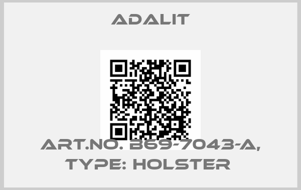Adalit-Art.No. B69-7043-A, Type: Holster price