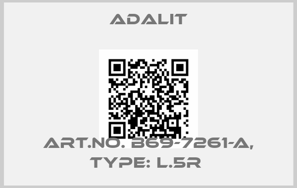 Adalit-Art.No. B69-7261-A, Type: L.5R price