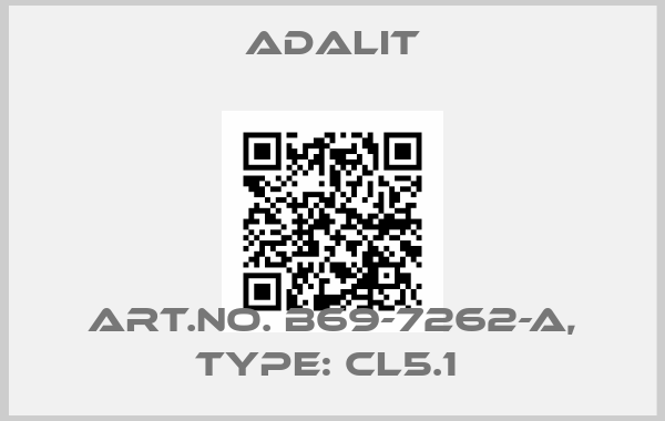 Adalit-Art.No. B69-7262-A, Type: CL5.1 price