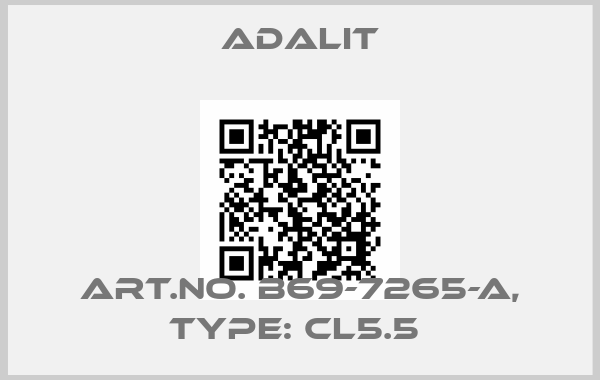 Adalit-Art.No. B69-7265-A, Type: CL5.5 price