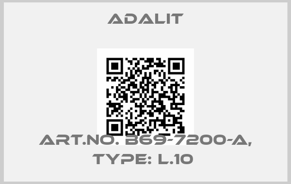Adalit-Art.No. B69-7200-A, Type: L.10 price