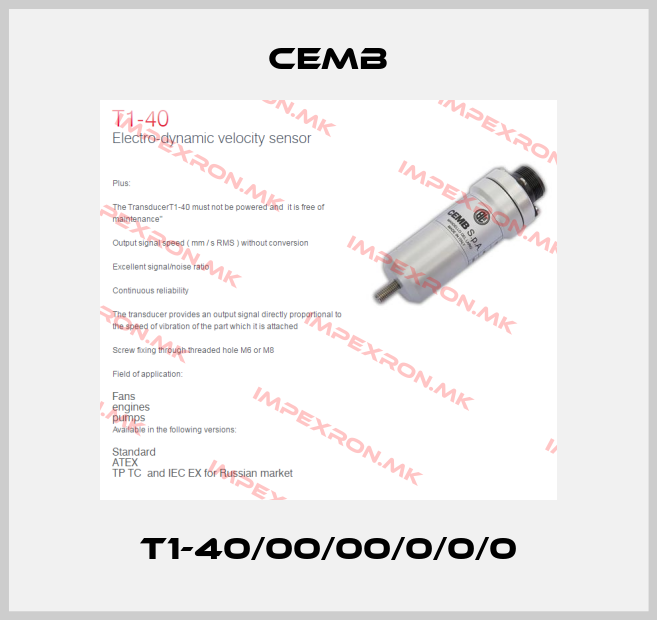 Cemb-T1-40/00/00/0/0/0price