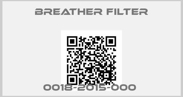 Breather Filter-0018-2015-000 price