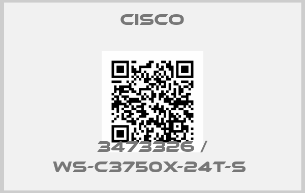 Cisco-3473326 / WS-C3750X-24T-S price