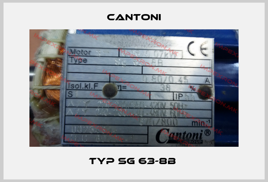 Cantoni-Typ Sg 63-8B price