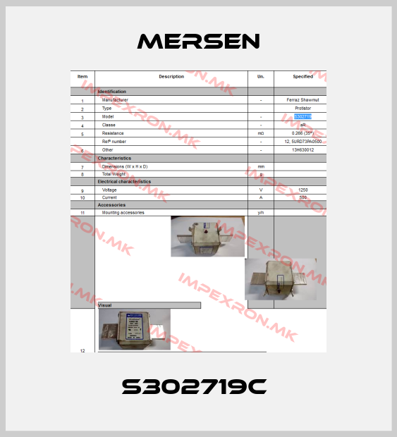 Mersen-S302719C price