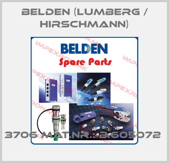 Belden (Lumberg / Hirschmann)-3706 MAT.NR.: 2.605072 price