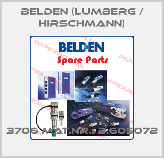 Belden (Lumberg / Hirschmann)-3706 MAT.NR.: 2.605072 price