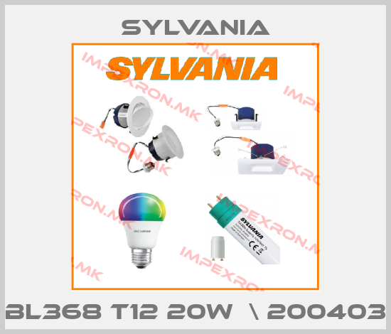 Sylvania-BL368 T12 20W  \ 200403price