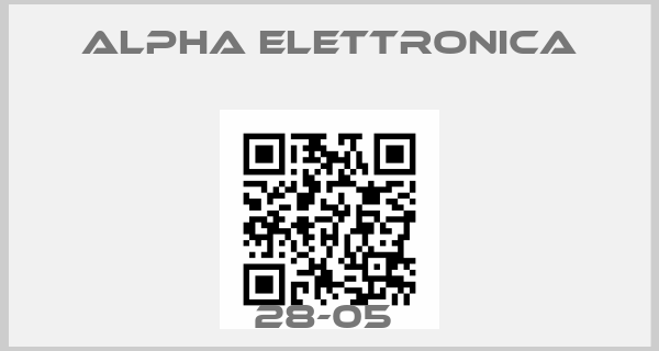ALPHA ELETTRONICA-28-05 price
