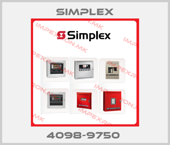 Simplex-4098-9750 price