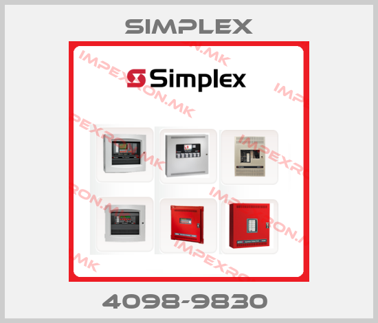 Simplex-4098-9830 price