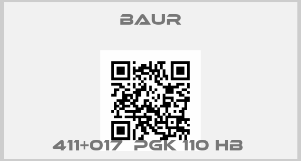 Baur-411+017  PGK 110 HB price