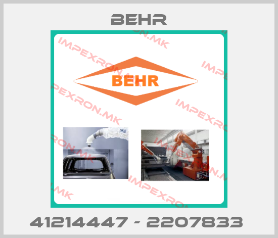 Behr-41214447 - 2207833 price