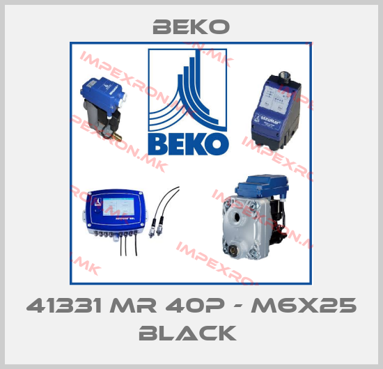 Beko-41331 MR 40P - M6X25 BLACK price
