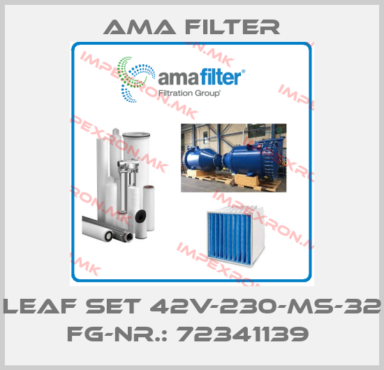 Ama Filter-Leaf set 42V-230-MS-32 FG-Nr.: 72341139 price