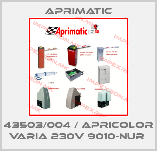 Aprimatic-43503/004 / APRICOLOR VARIA 230V 9010-NUR price