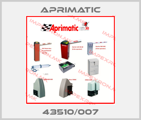 Aprimatic-43510/007price