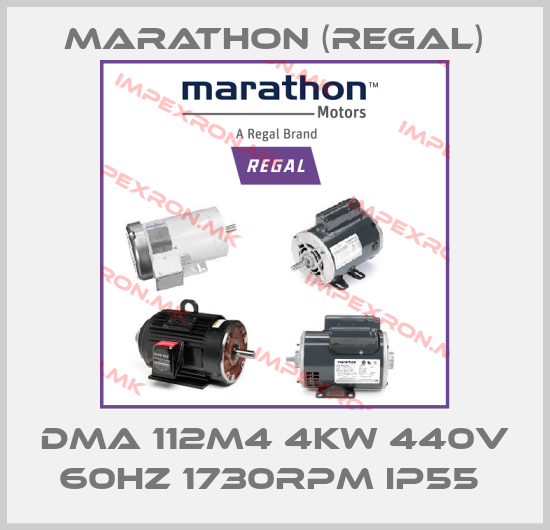 Marathon (Regal)-DMA 112M4 4kW 440V 60Hz 1730Rpm IP55 price