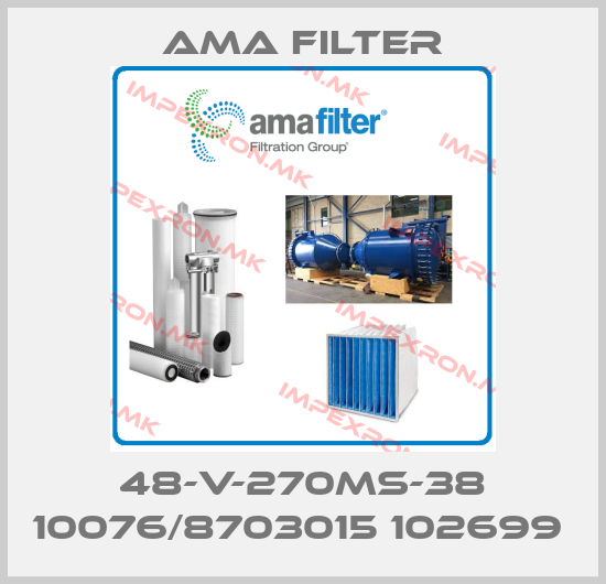 Ama Filter-48-V-270MS-38 10076/8703015 102699 price