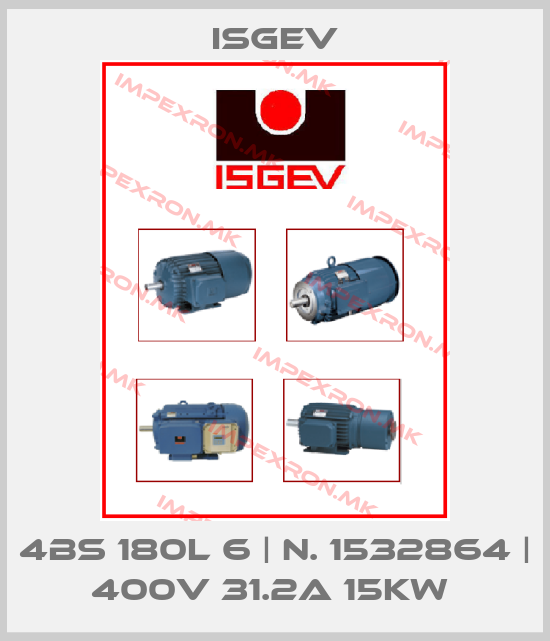 Isgev-4BS 180L 6 | N. 1532864 | 400V 31.2A 15KW price