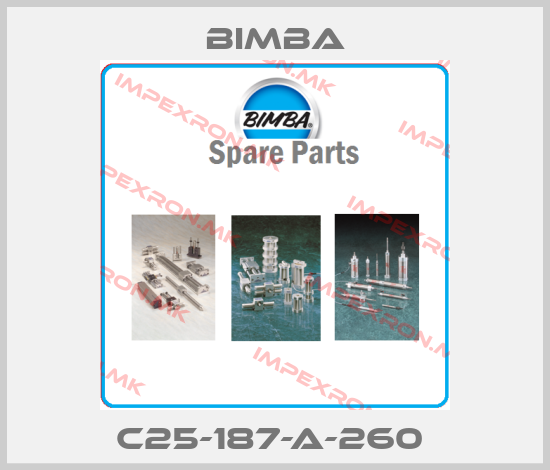 Bimba-C25-187-A-260 price